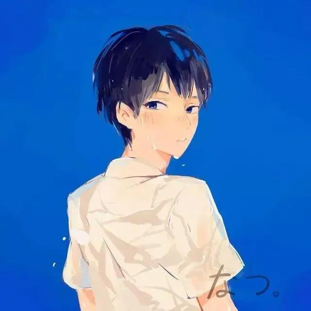 动漫头像：男生头像少年系列，如果你是我眼里的一滴泪