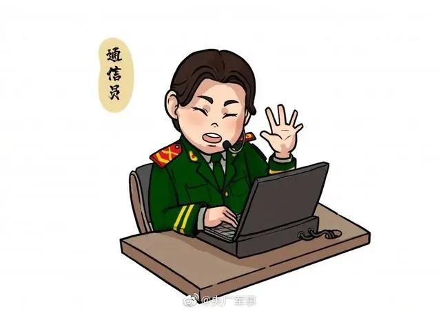 画风太萌！武警官兵专属头像来袭