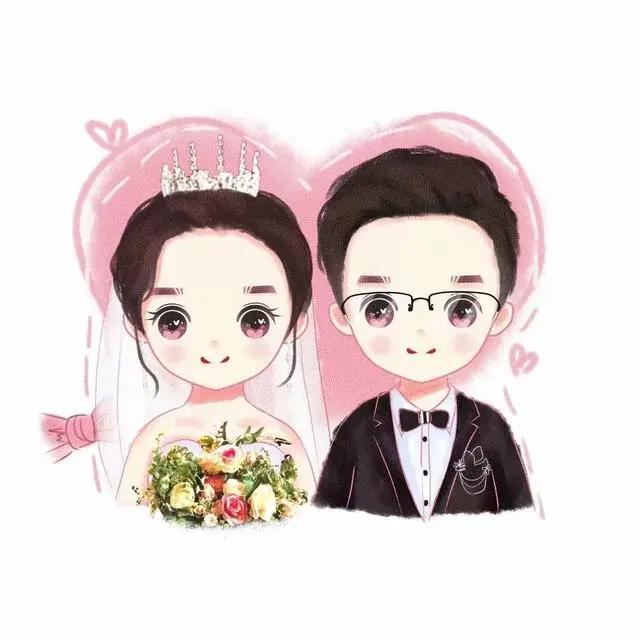 动漫头像设计，温馨幸福的头像，美好甜蜜的爱情