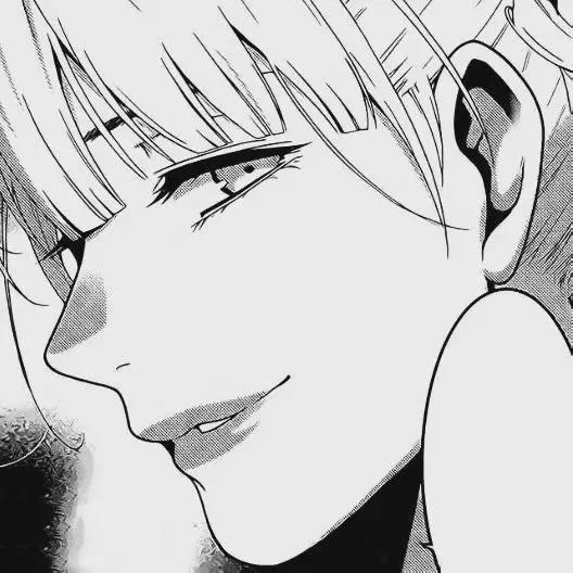 头像｜黑白动漫女生头像