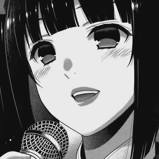头像｜黑白动漫女生头像