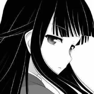 头像｜黑白动漫女生头像