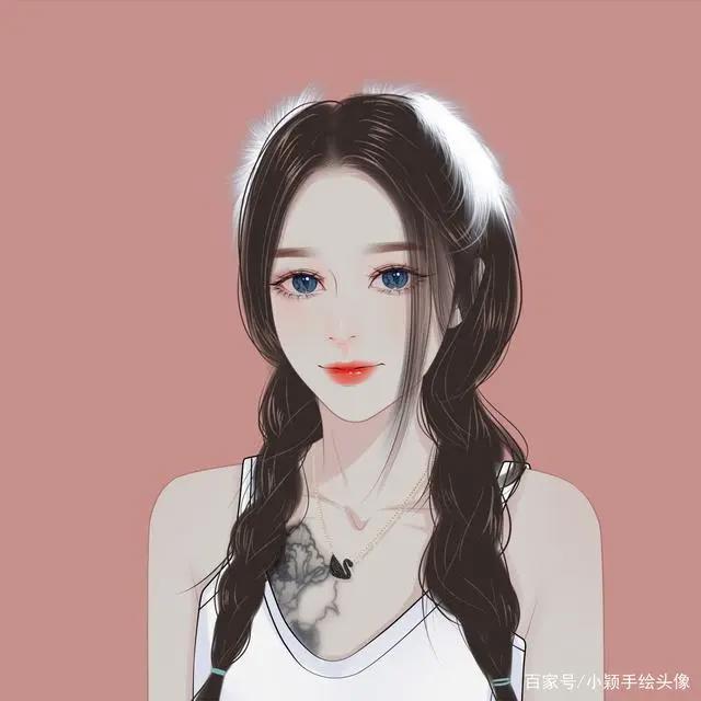 手绘漫画头像，简单画风，成就别样精彩