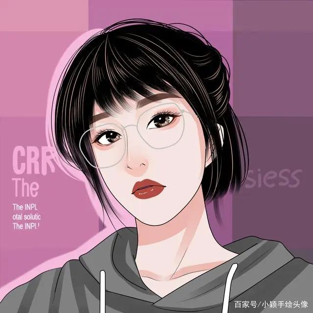 手绘漫画头像，简单画风，成就别样精彩