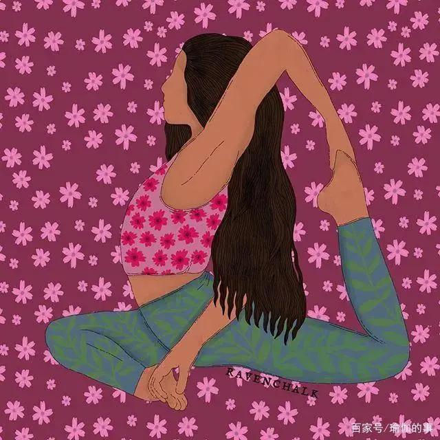 INS上最新的42张瑜伽漫画图片，每一张都超好看！（收藏级）