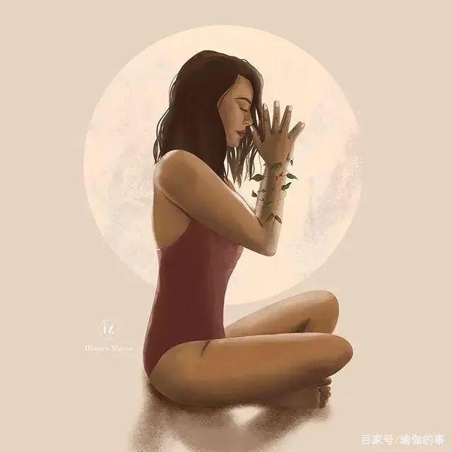 INS上最新的42张瑜伽漫画图片，每一张都超好看！（收藏级）