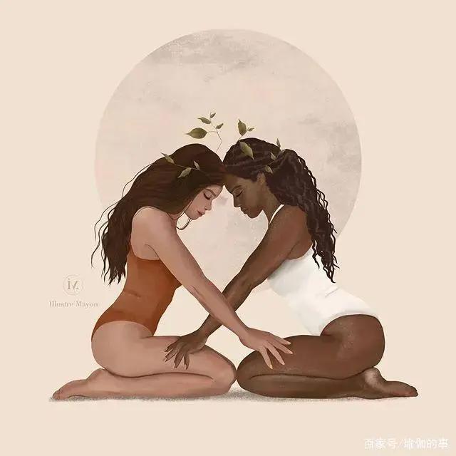 INS上最新的42张瑜伽漫画图片，每一张都超好看！（收藏级）