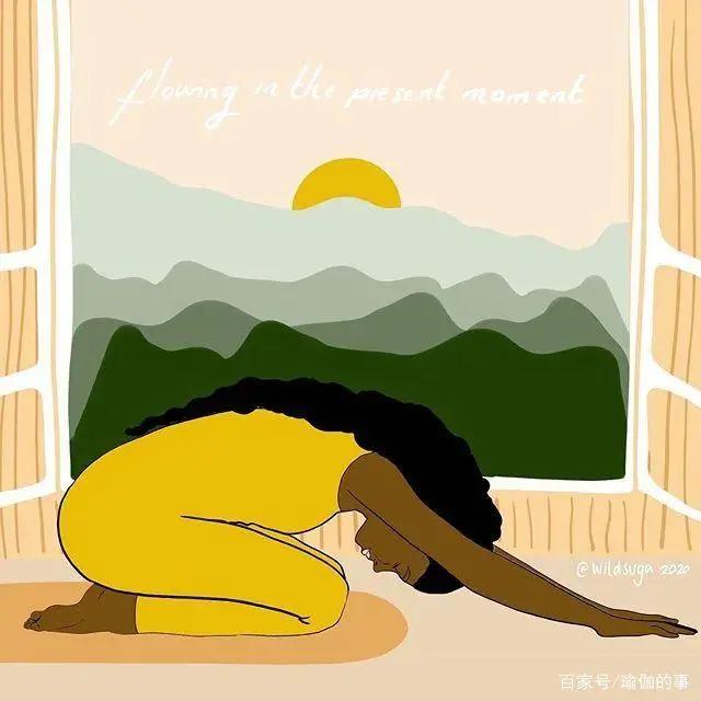 INS上最新的42张瑜伽漫画图片，每一张都超好看！（收藏级）