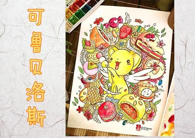 动漫里的小妖怪大集合！被美食环绕真兴奋，无脸男与龙猫笑开了花