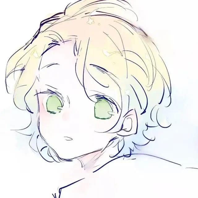 短发少女动漫高清头像