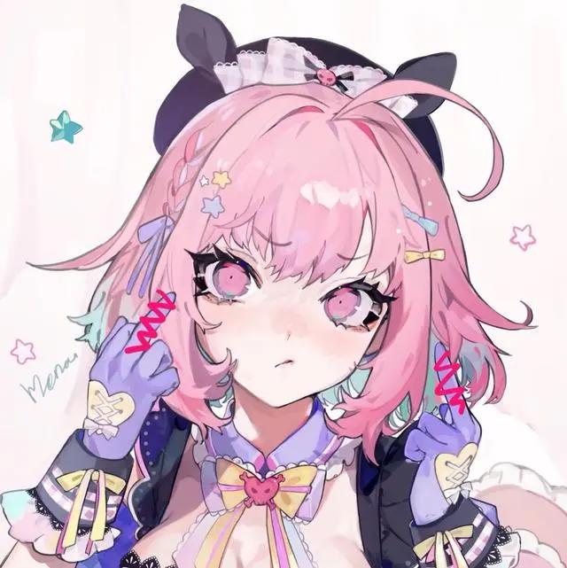 短发少女动漫高清头像