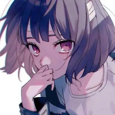 短发少女动漫高清头像