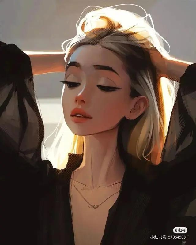 可甜可御，有点小成熟的美女动漫头像