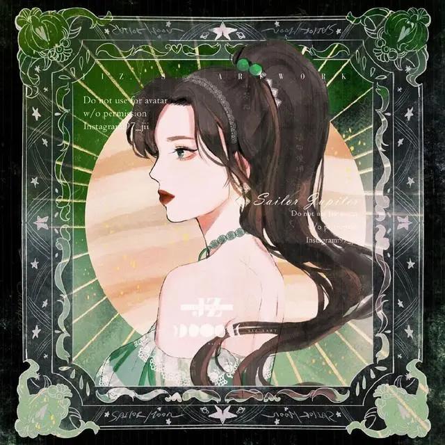 手绘暗黑风《美少女战士》，不要再做乖乖女，酷炫御姐也很可以！