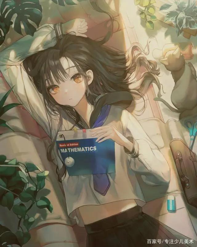 萌萌哒的动漫一美女，可爱小淑女！