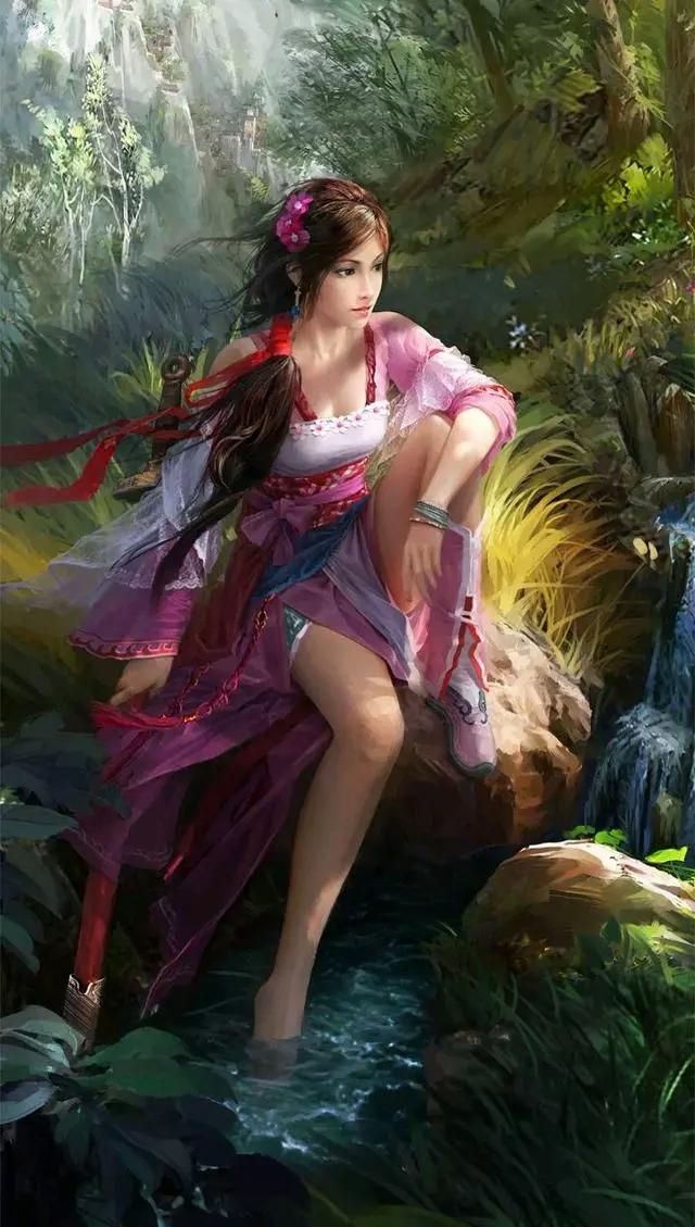 古风动漫美女壁纸，爱你一万年