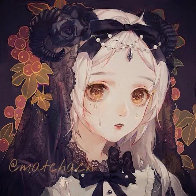 高点赞动漫头像美女CG壁纸｜似水温柔，皆在眼眸