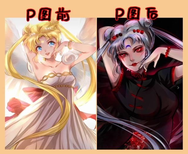 动漫女神全员黑化，清纯月野兔变御姐，可爱在帅气面前一文不值