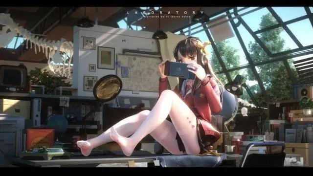 3D唯美画风高清动漫女神楚楚动人