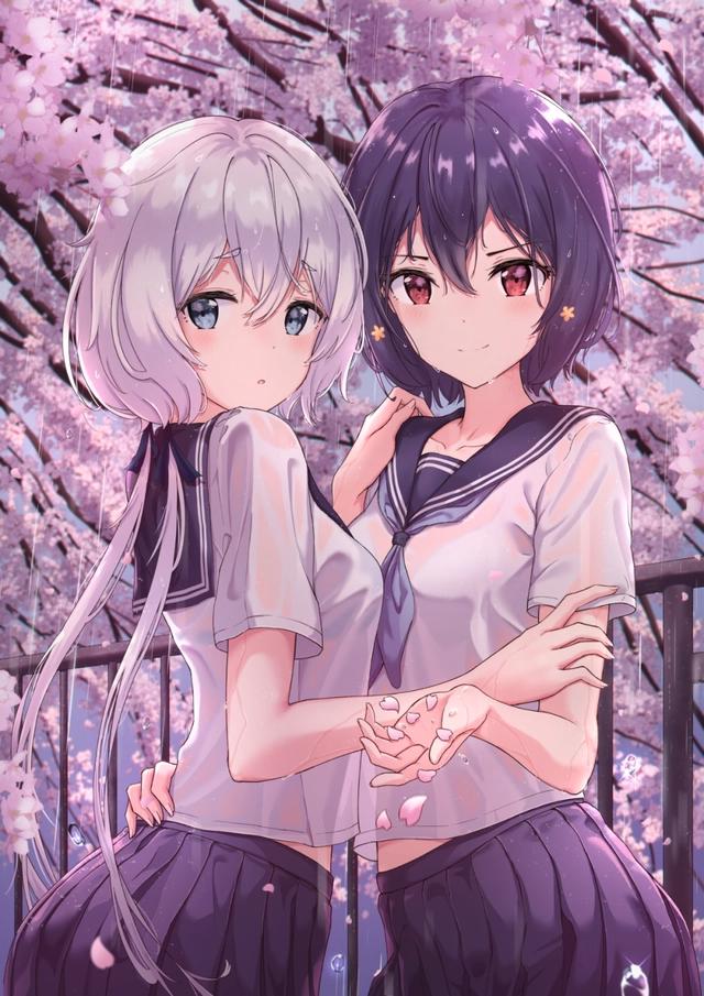 二次元#校服#动漫美女壁纸图