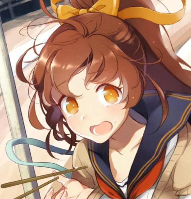 二次元动漫头像：气质非凡，自信十足的漂亮女生！