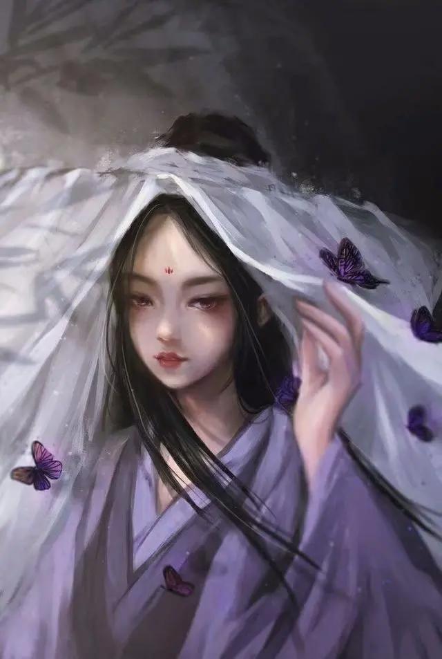 二次元那些惊艳了时光的绝色美人，斗笠轻纱仙气飘飘