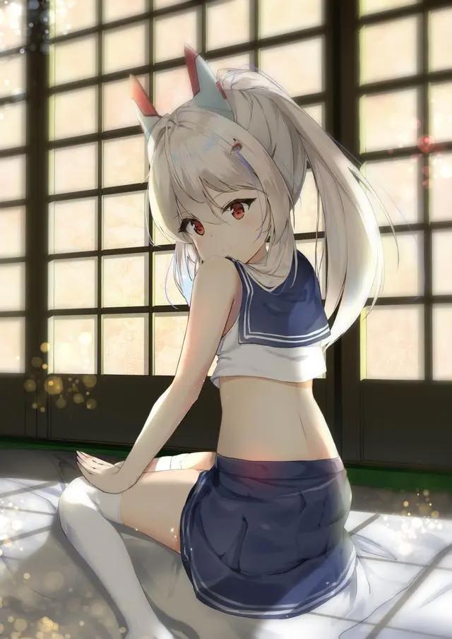 「二次元动漫壁纸」有马甲线的女生根本不用看脸！
