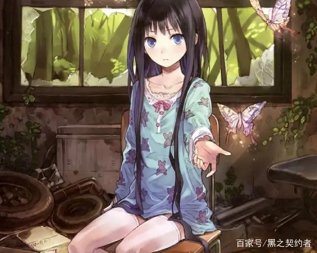 盘点动漫中的黑长直美少女，漂亮真的可以为所欲为