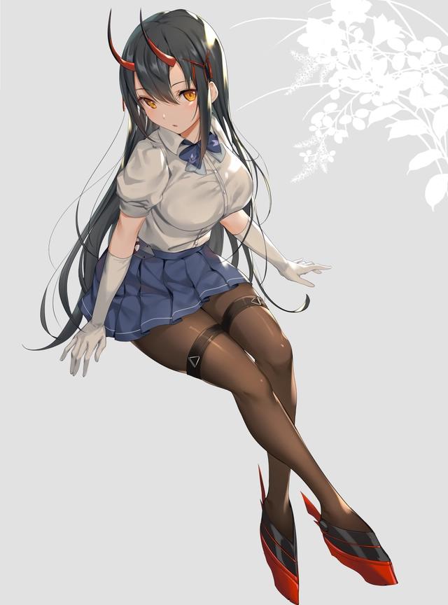 动漫美图精选：撩人的黑丝小姐姐，炒鸡可耐，你确定不进来看看！