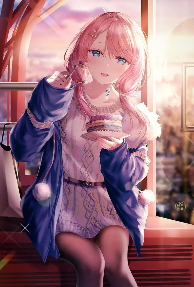 动漫美图精选：撩人的黑丝小姐姐，炒鸡可耐，你确定不进来看看！