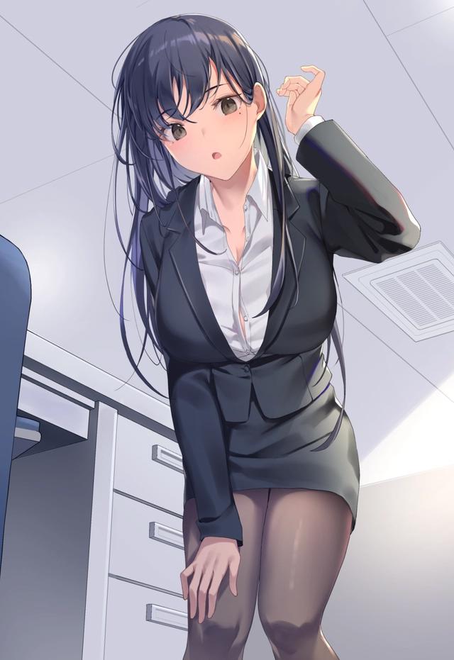 动漫美图精选：撩人的黑丝小姐姐，炒鸡可耐，你确定不进来看看！