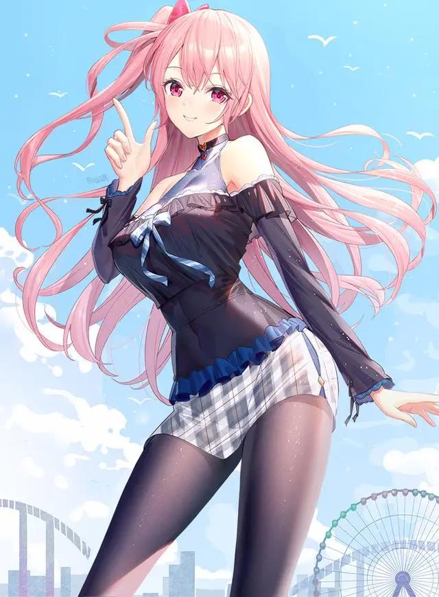 动漫美图精选：撩人的黑丝小姐姐，炒鸡可耐，你确定不进来看看！