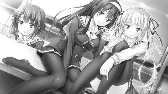 动漫中黑长直美少女大盘点，黑丝已成她们的标配？