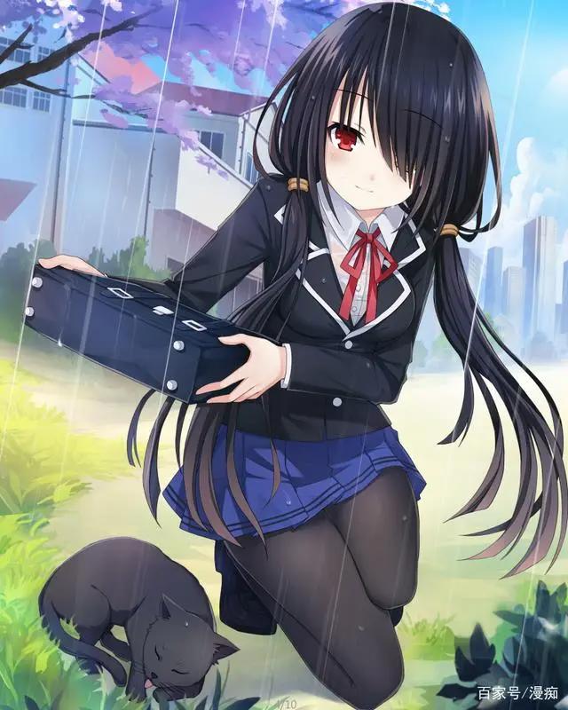 动漫中黑长直美少女大盘点，黑丝已成她们的标配？