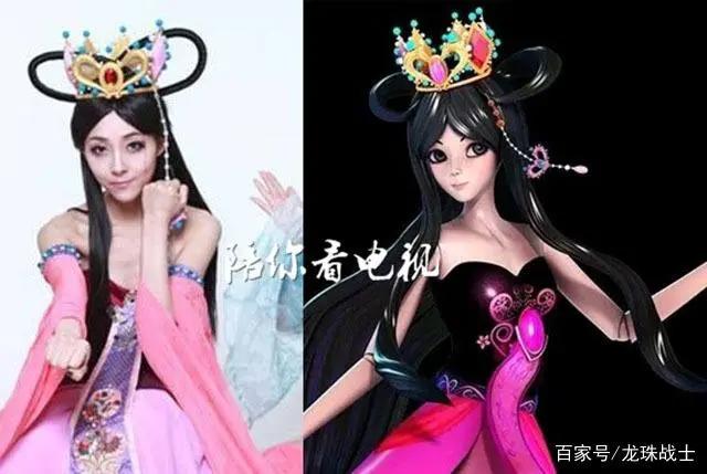 来自动漫中国的美女，真人扮演后更加美丽动人