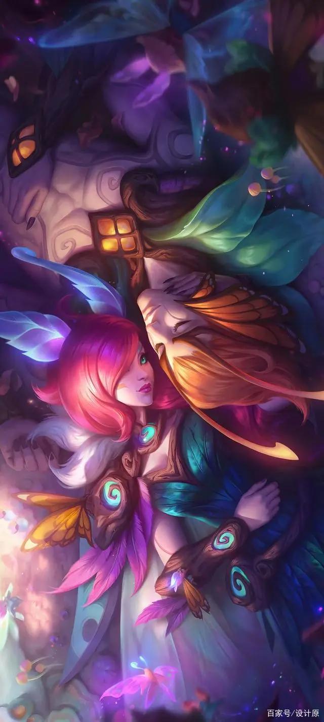 动漫美女全面屏手机壁纸