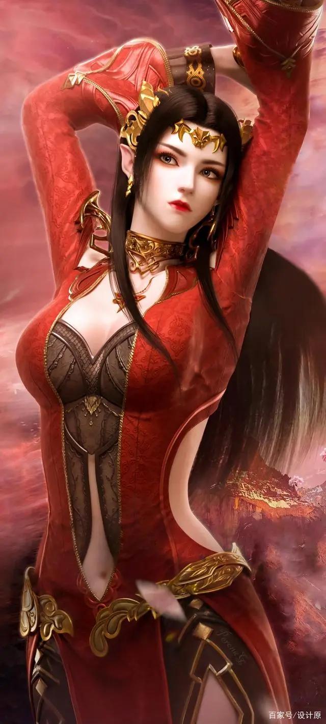 动漫美女全面屏手机壁纸