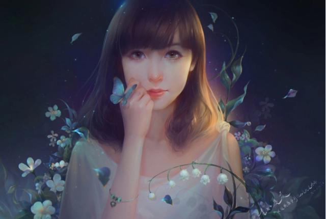 动漫美图：动漫美女的侧脸也很美，哪一个是你的心头爱呢？