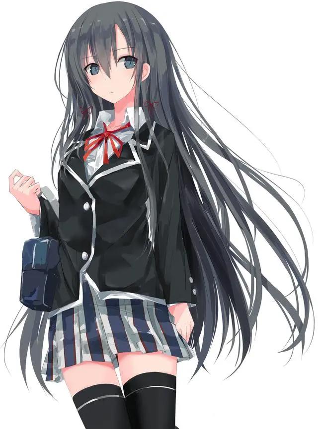 制服诱惑！动漫中的校园美女们，哪个是你的菜？