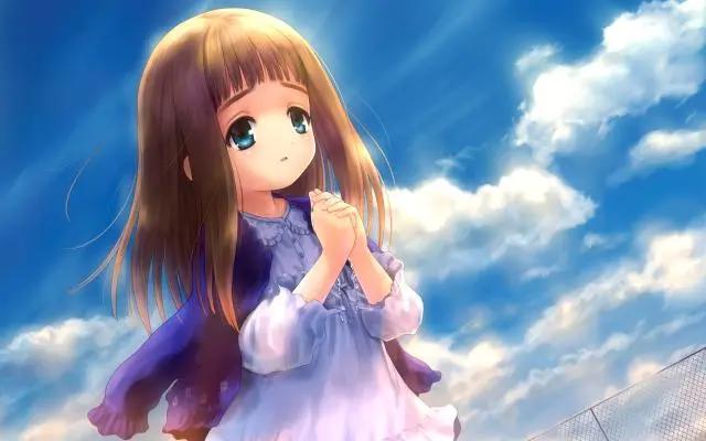 清纯可爱的动漫美女壁纸