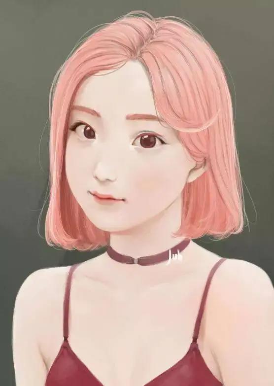 跃然纸上的“二次元小姐姐”，宅男看一眼便会着迷上！