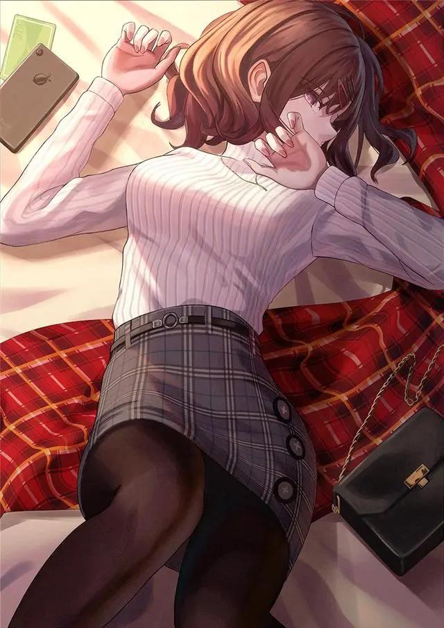 冬日二次元女生头像分享！毛衣特辑P站美图欣赏