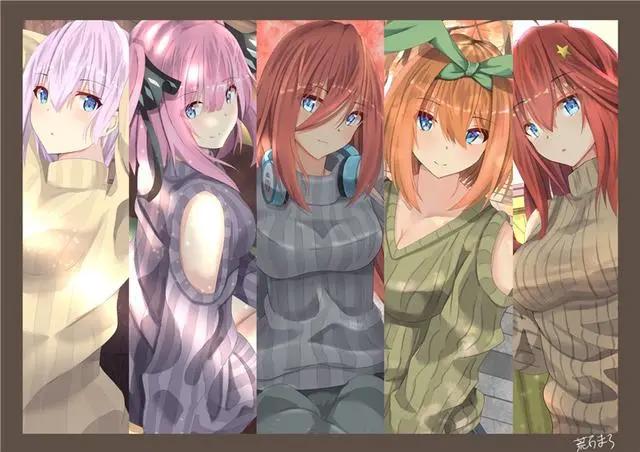 冬日二次元女生头像分享！毛衣特辑P站美图欣赏