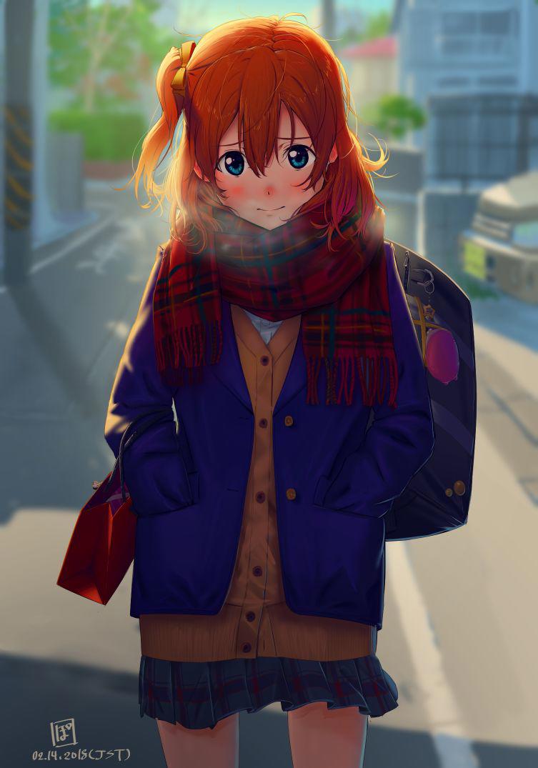 灵动而洒脱的二次元美少女角色插画，画面的光影氛围感很强