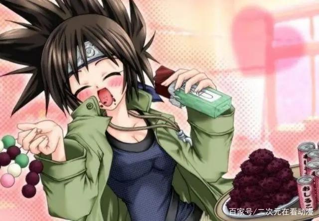 火影忍者：超级能吃的4个美女，1个再胖，宅男也喜欢舔屏