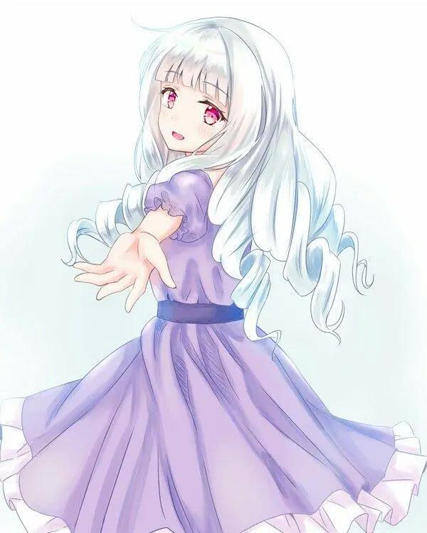 二次元美女壁纸：喜欢就像是风吹过大海的声音