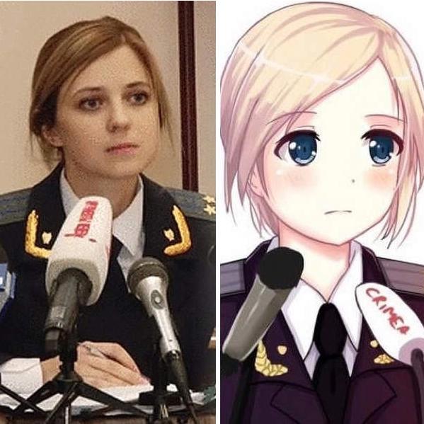 法庭女书记员神似“二次元”美女走红，其实国外同样有一位