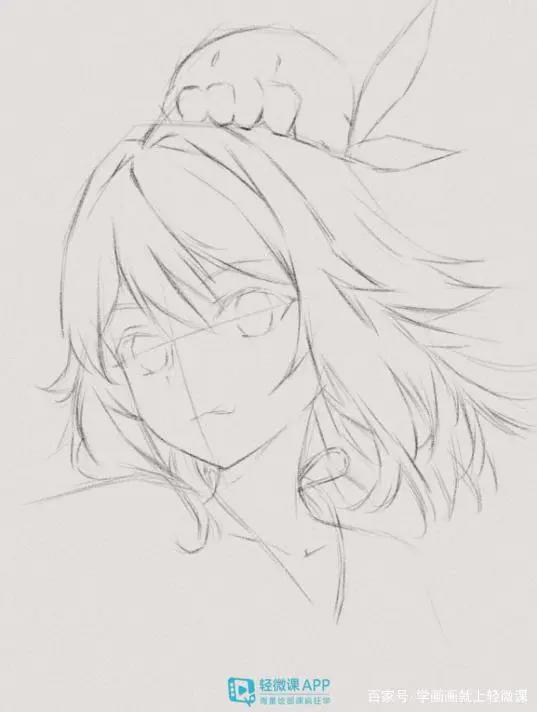 零基础学素描：动漫美女素描教程！