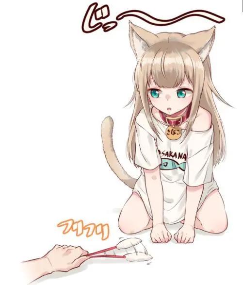 “猫咪萌娘”的画师，再放出新作品，原型真的是美女喵