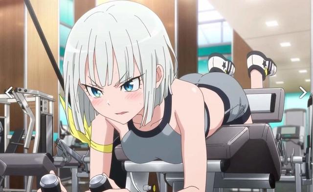 二次元少女转行健身教练？黑丝短裙搭配养眼，是手游新希望没错了